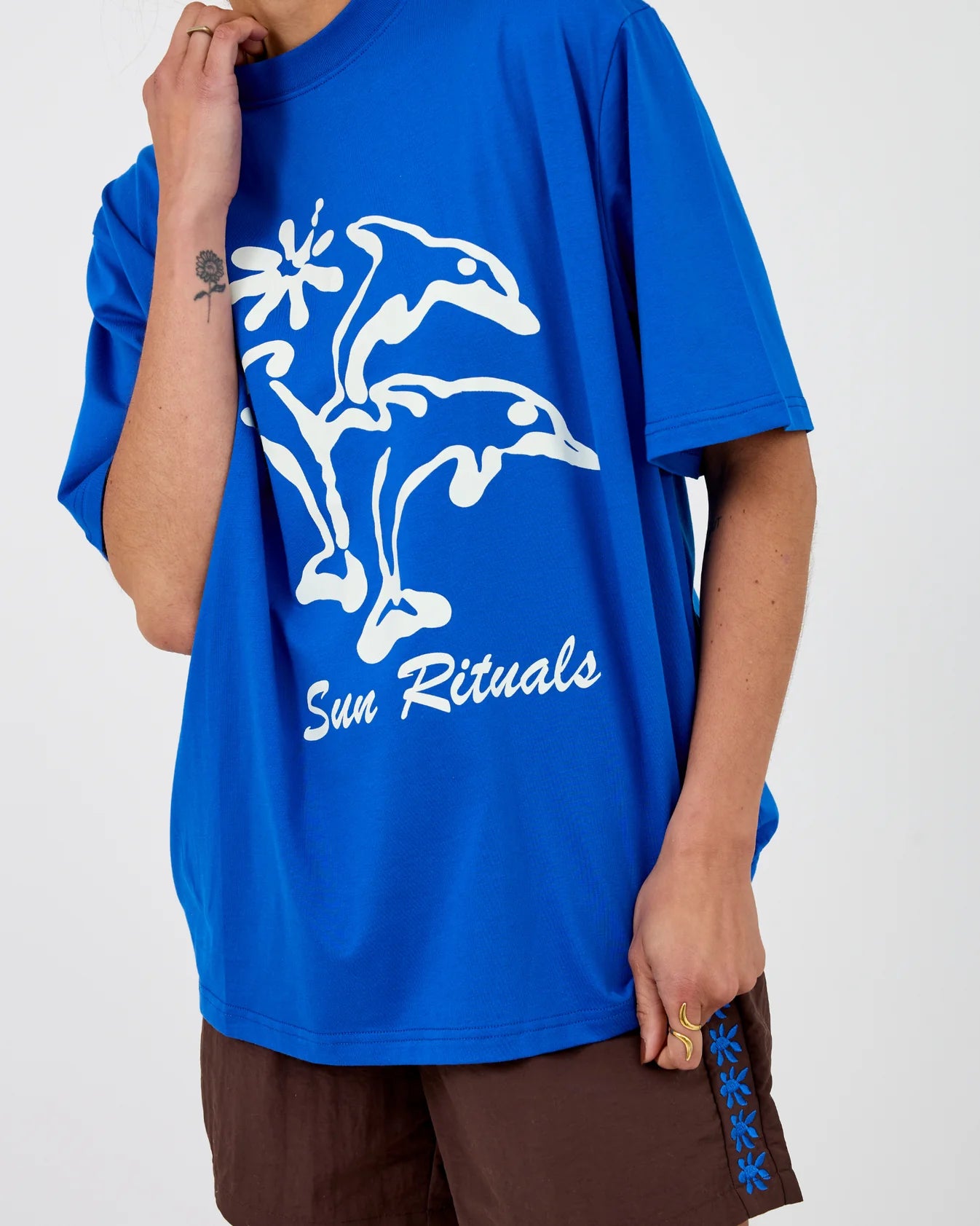 Dolphin Dream Tee - Sea Blue
