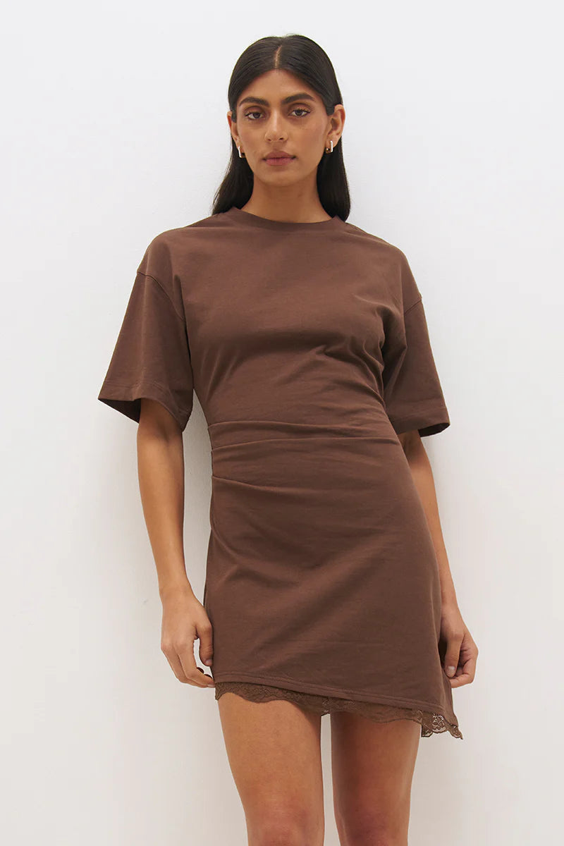 Liora Mini Dress - Fudge