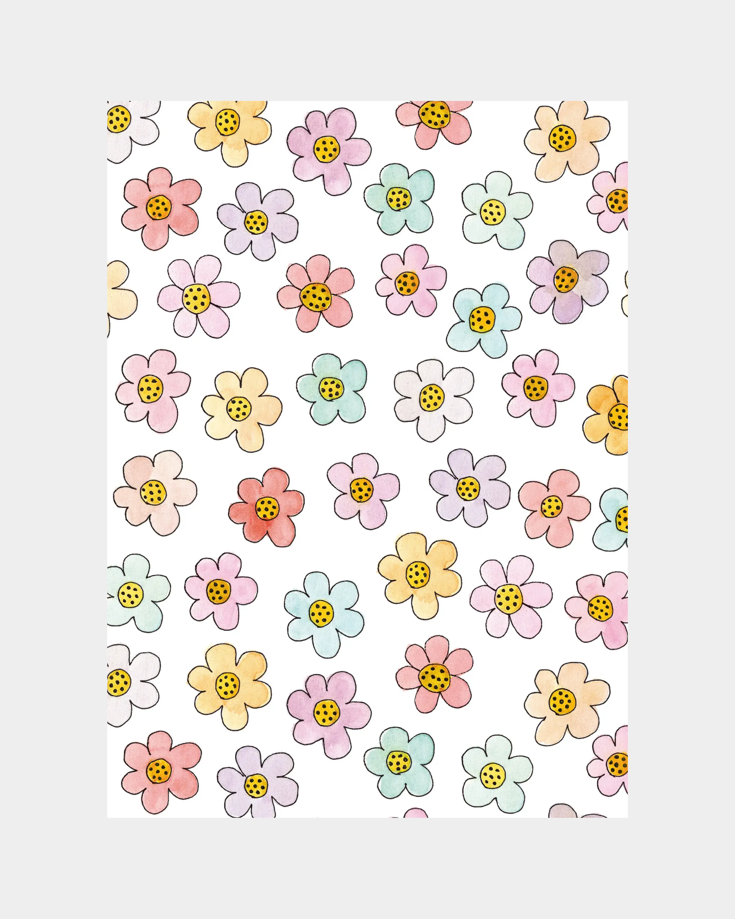 Wrapping Paper Book: Hearts & Flowers