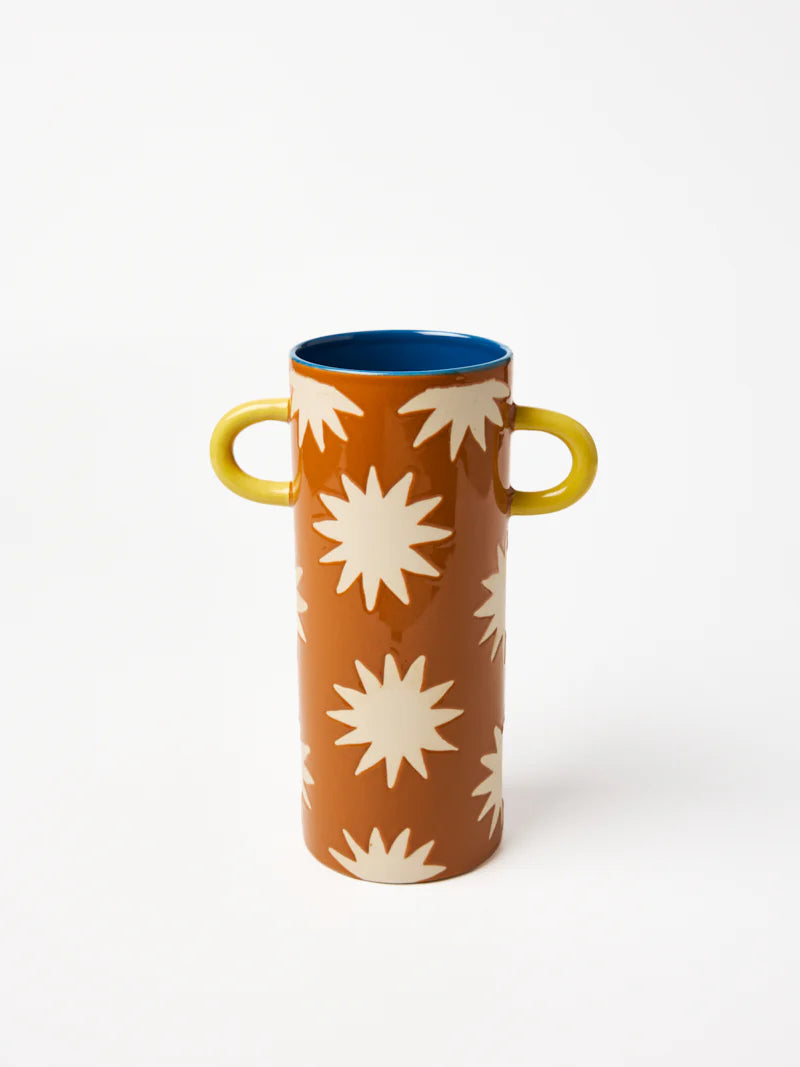 Griffe Tall Vase - Mustard Star