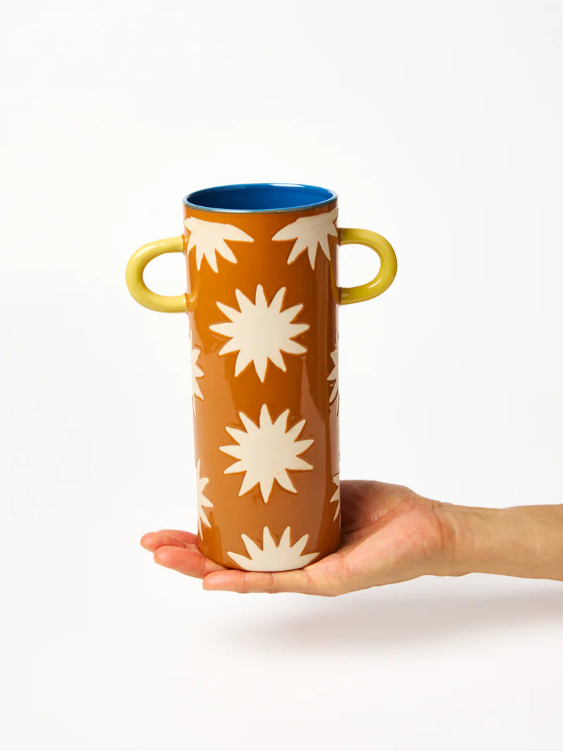 Griffe Tall Vase - Mustard Star