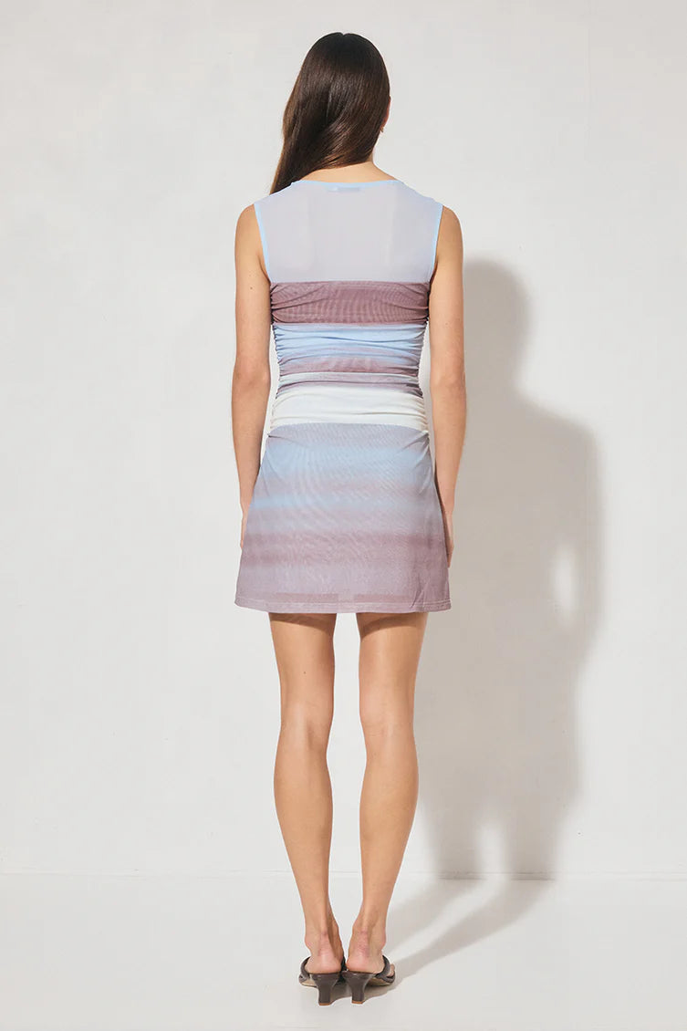 Chroma Mini Dress - Dusk Stripe