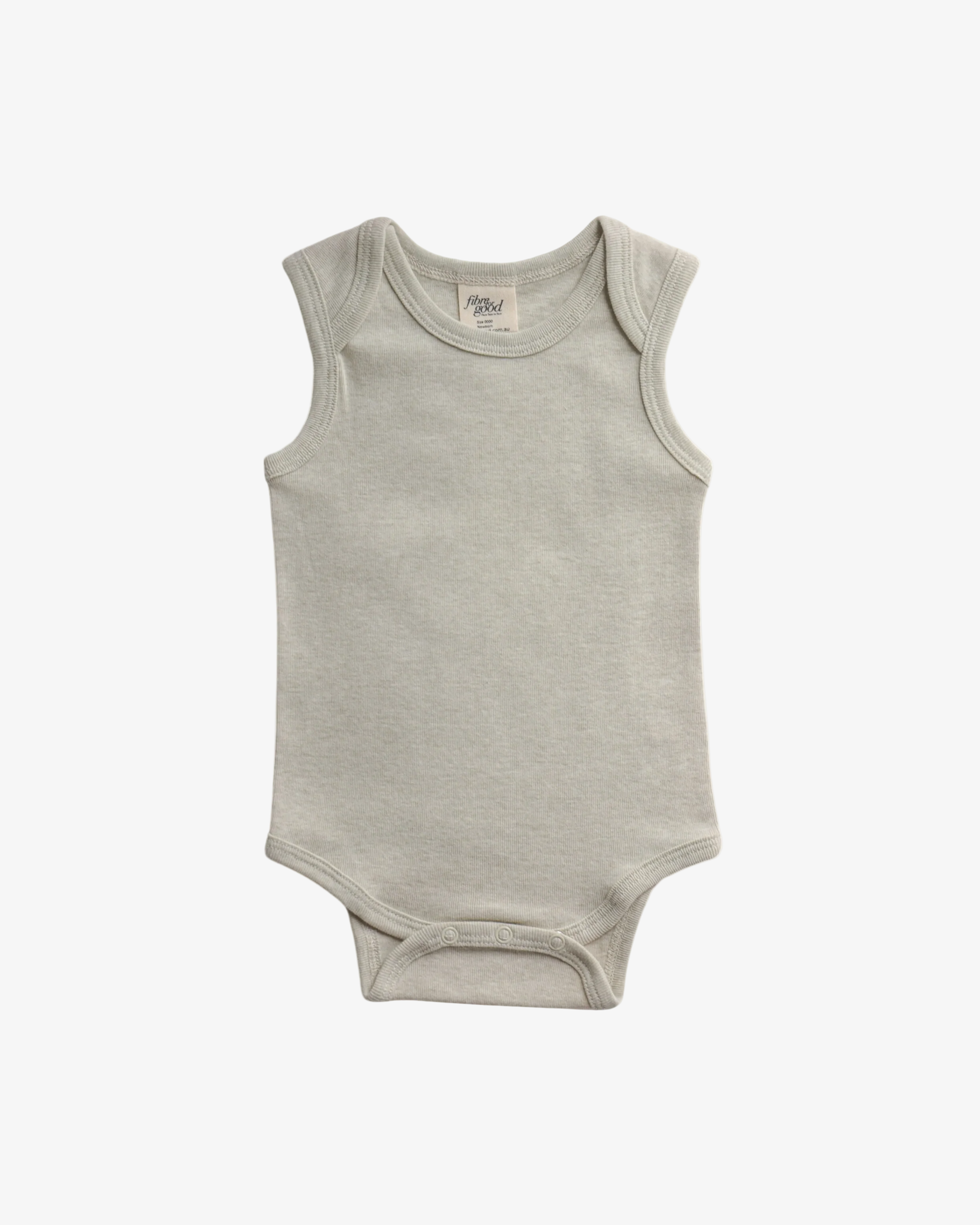 Organic Sleeveless Bodysuit