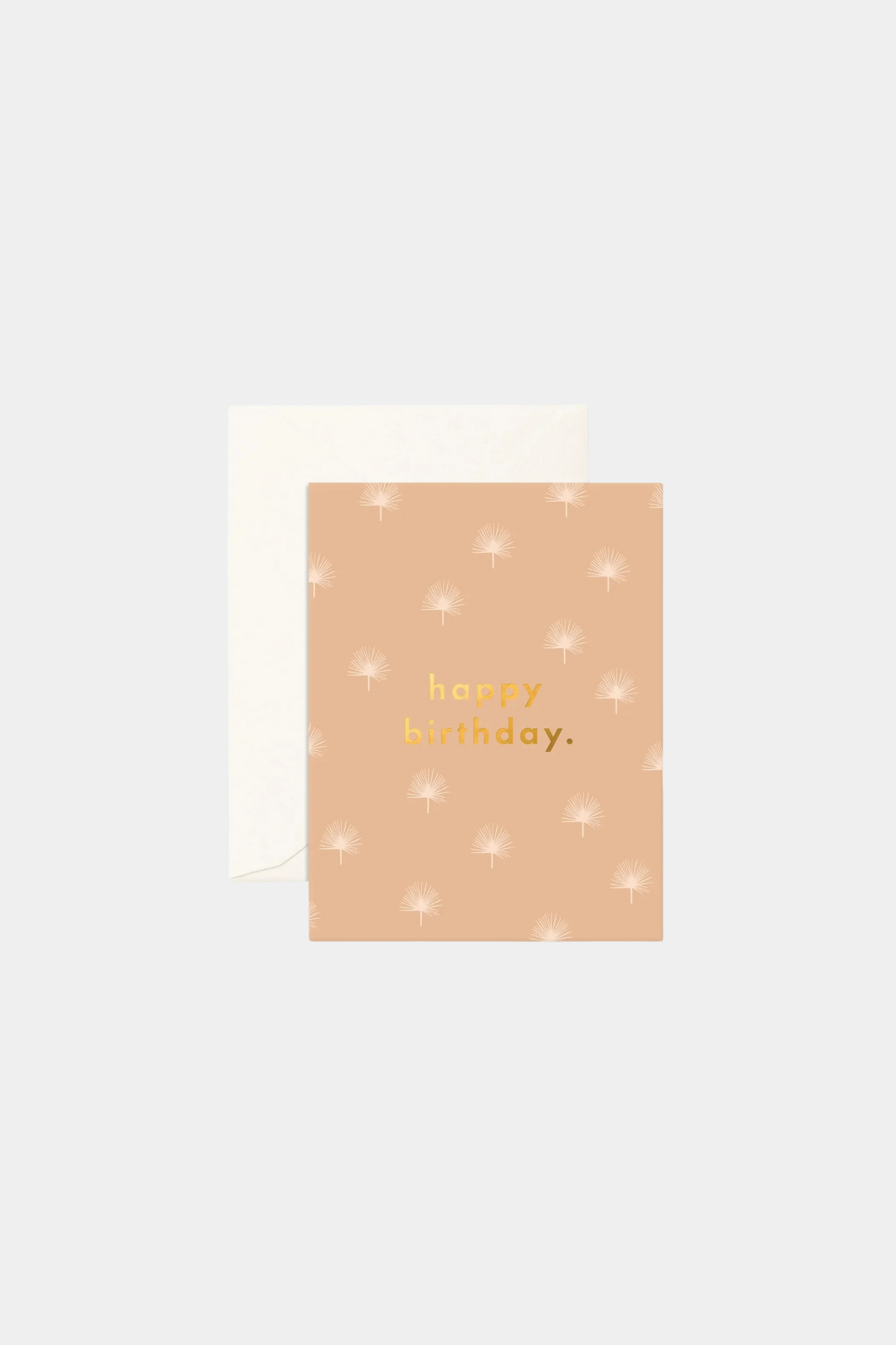 Birthday Palmetto (White Fern) Greeting Card