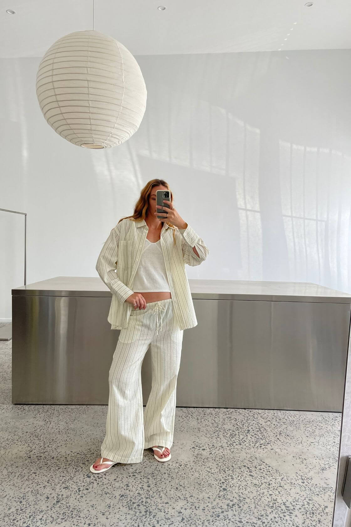 Rae Shirt - Black White Stripe