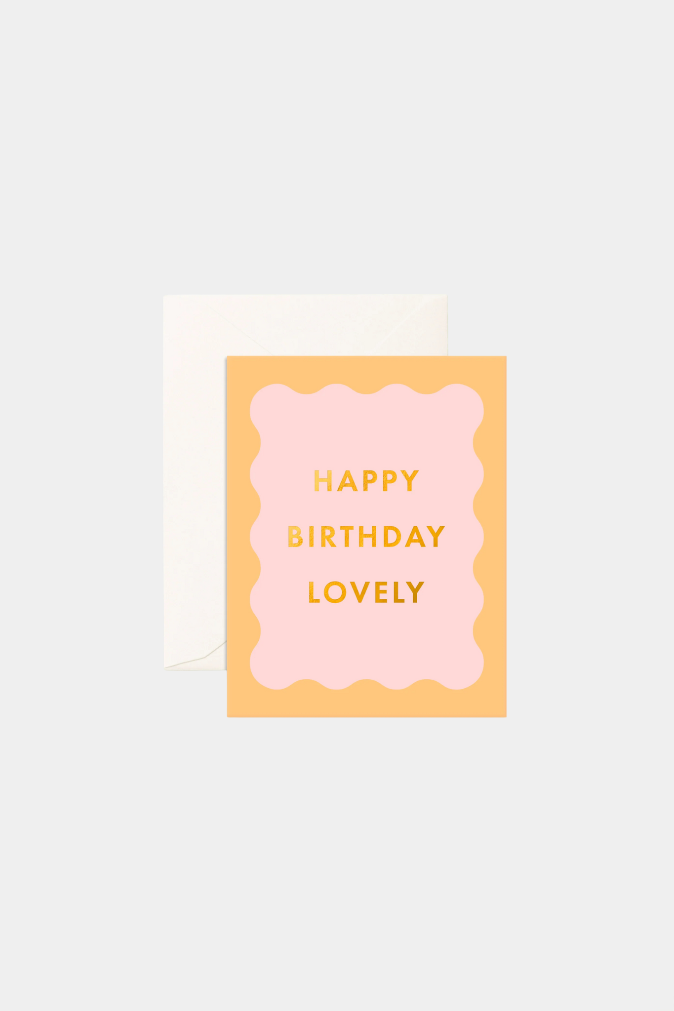 Birthday Lovely Wiggle Frame Greeting Card