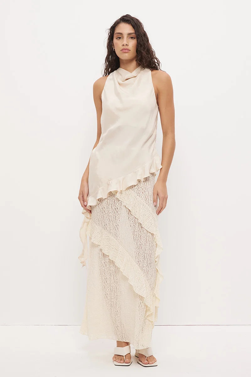 Kira Lace Skirt - Ecru