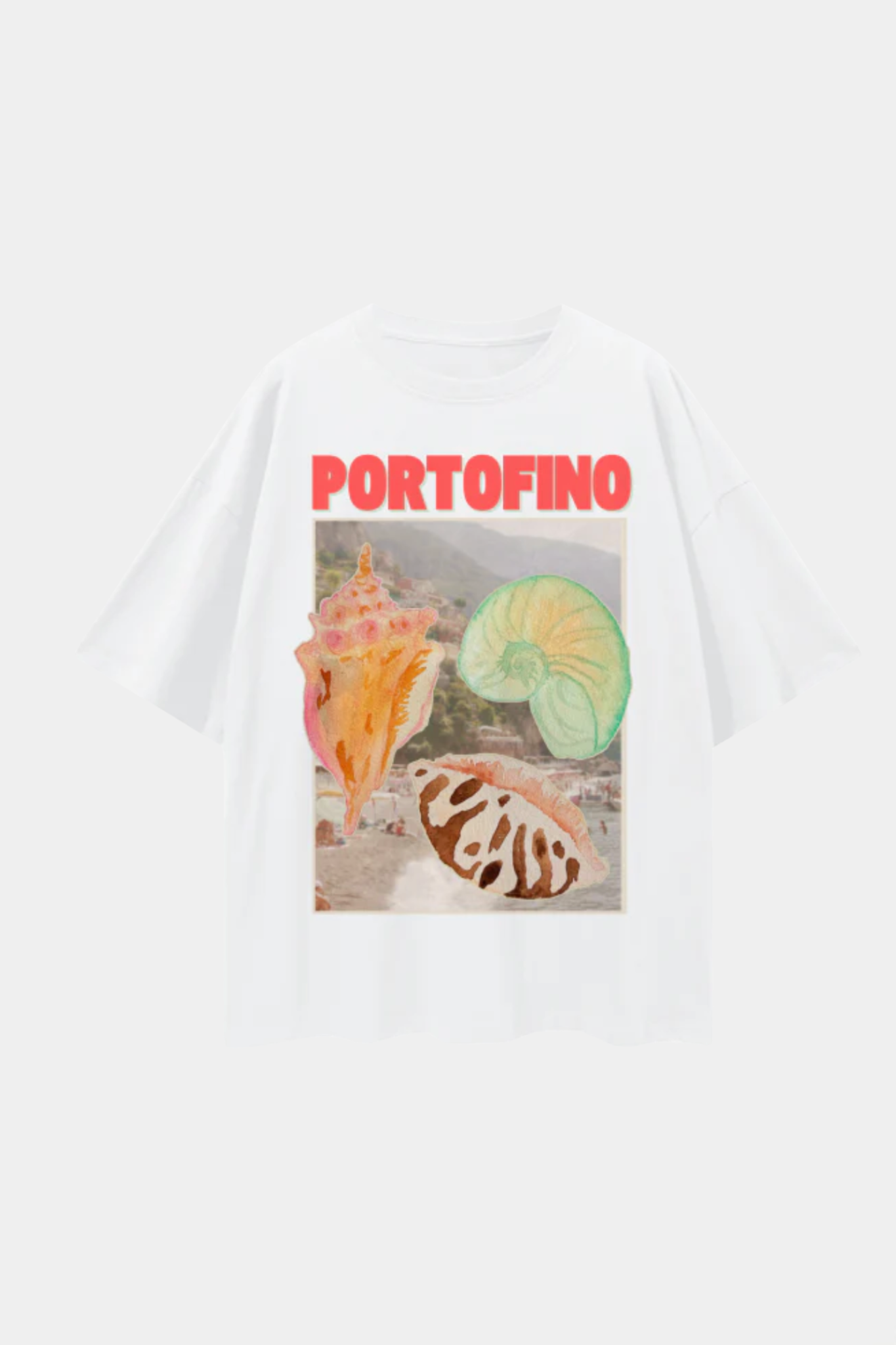 Portofino Oversize Tee - White