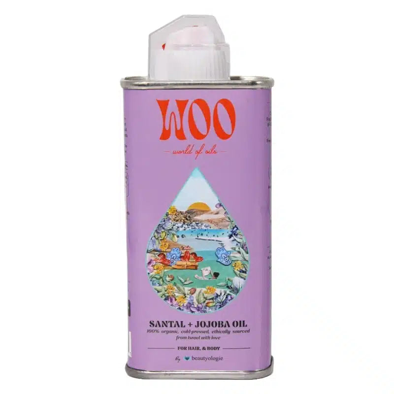 WOO Santal + Jojoba Oil – Nourishing Body & Hair Oil with Aromatic Santal