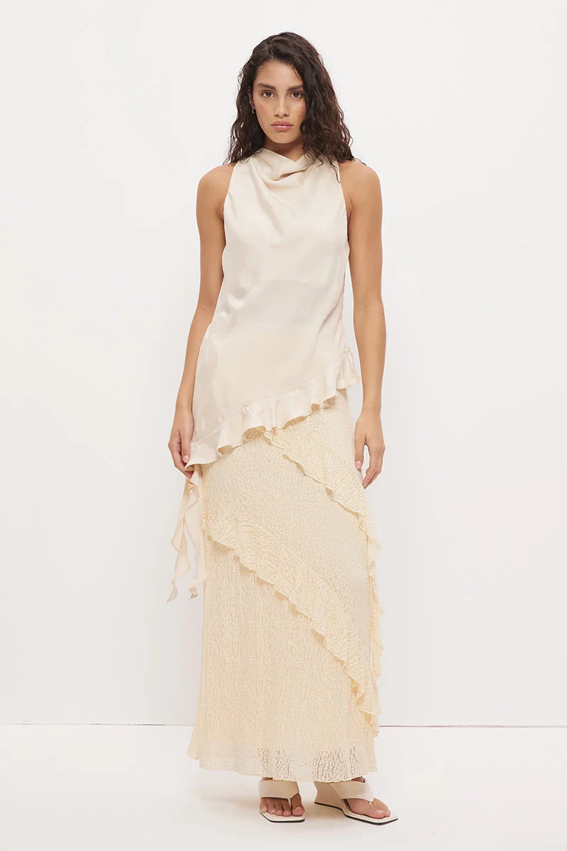 Kira Lace Skirt - Ecru