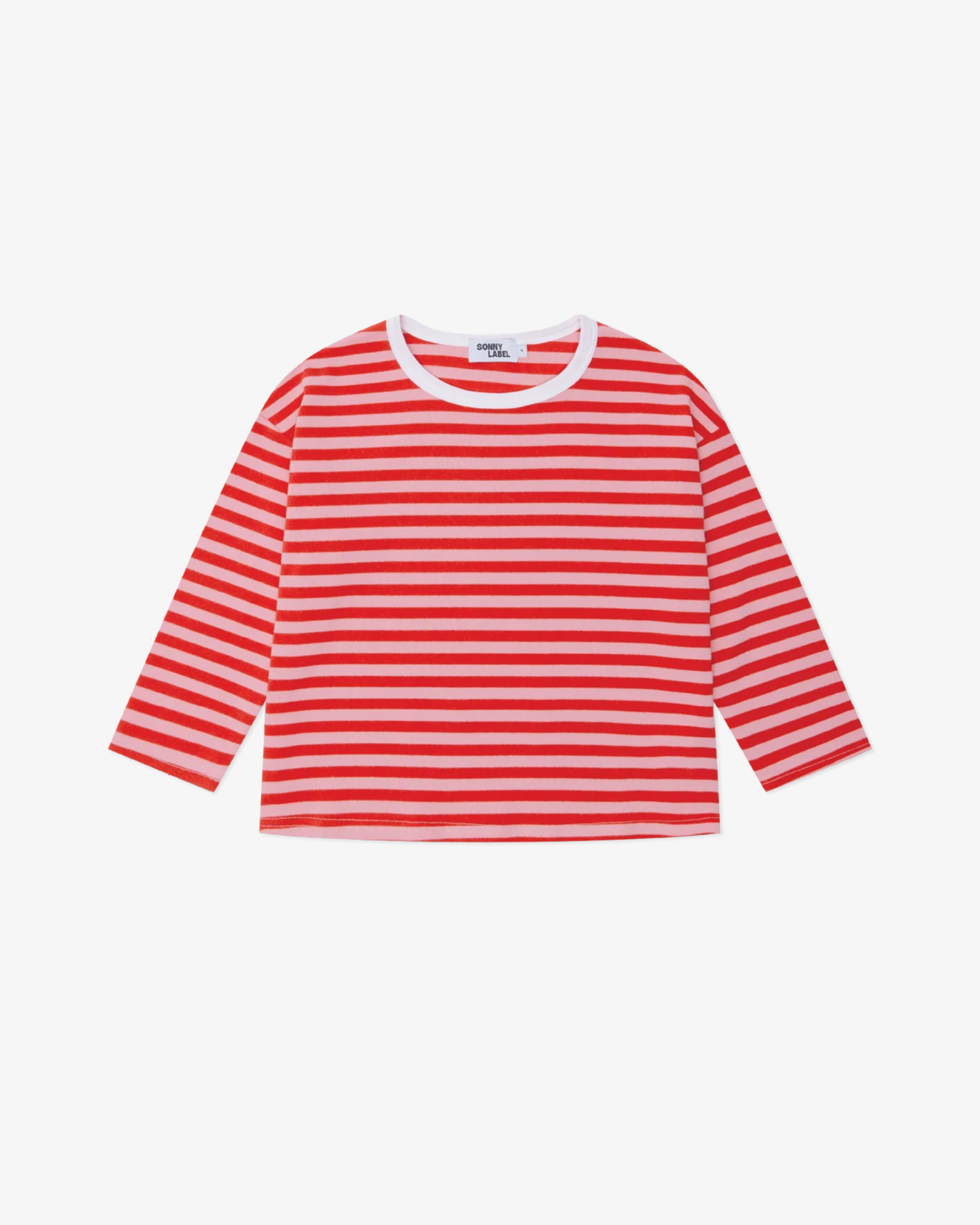 Long Tee - Cherry Stripe