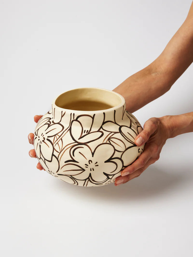 Tender Frangipani Bowl Vase