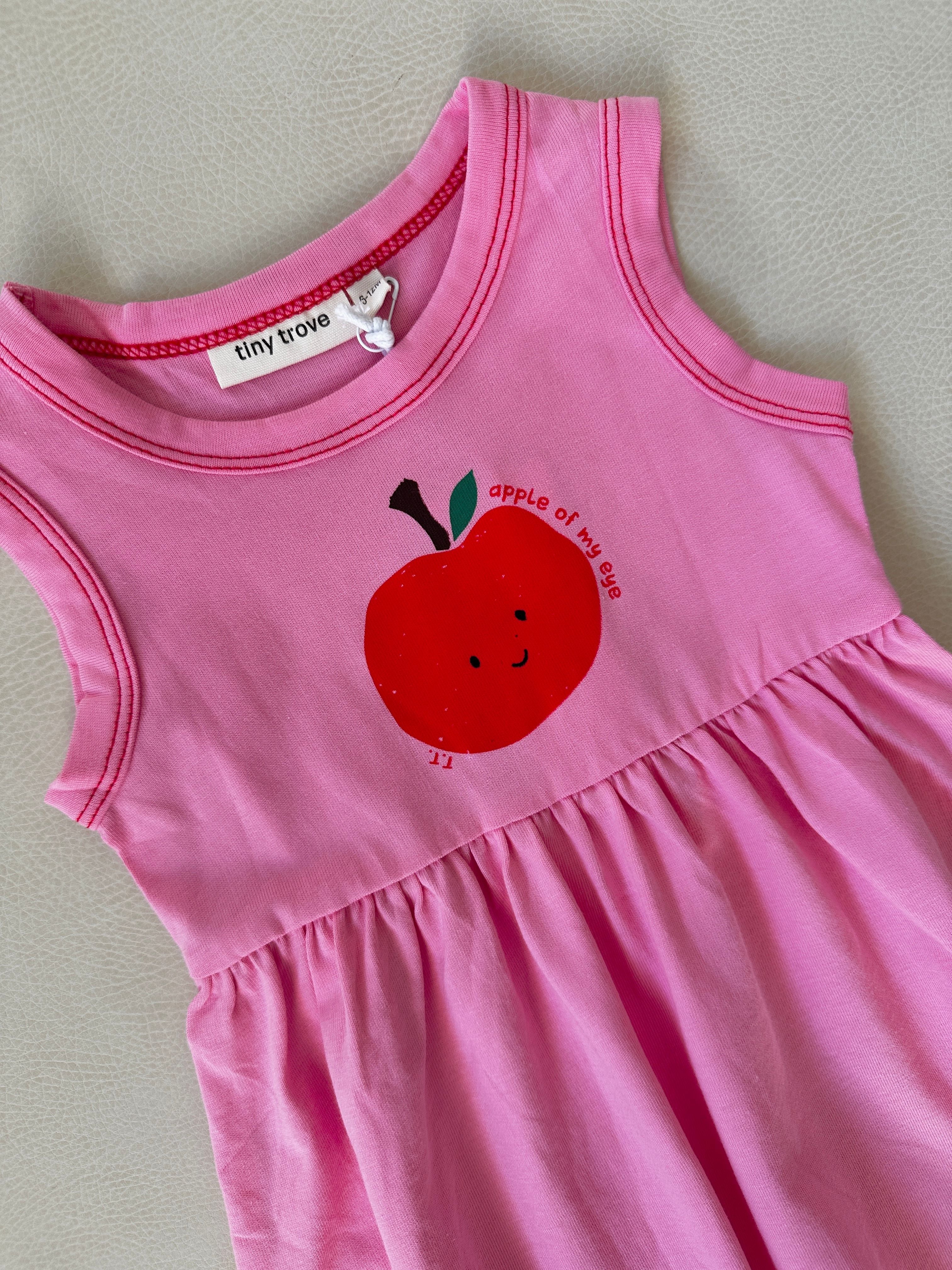 Apple Dress - Bubblegum