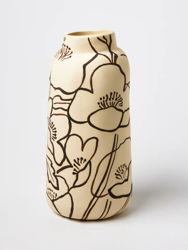 Tender Poppy Tale Vase
