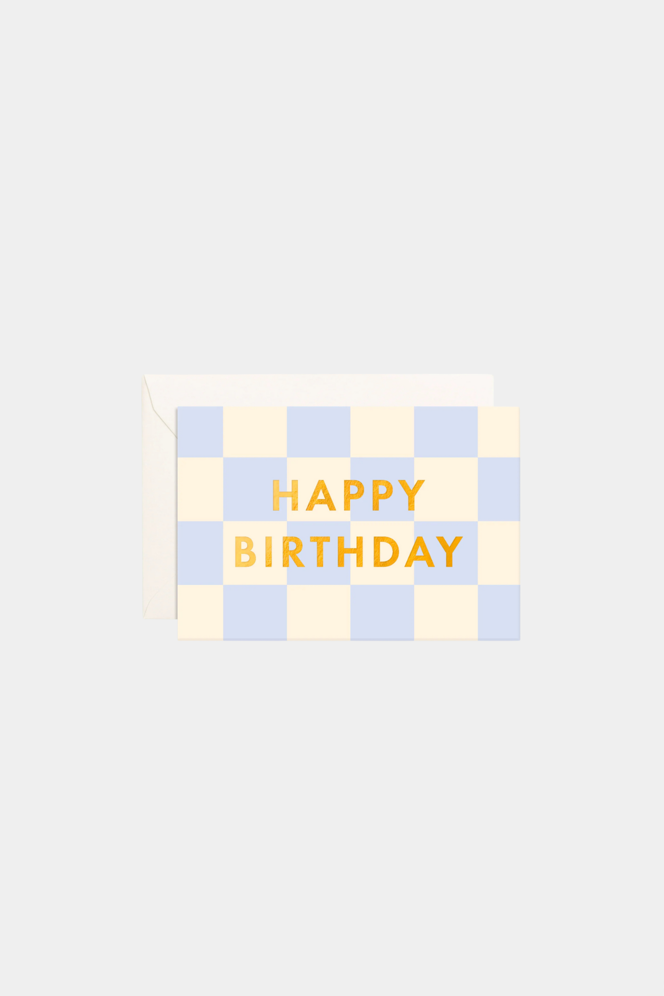 Birthday Powder Check Mini Greeting Card