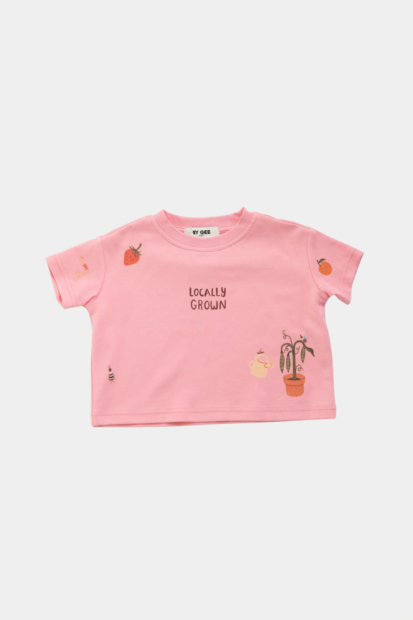 Locally Grown Oversized Boxy Tee - Fairy Floss