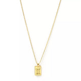 Arms of Eve Zodiac Gold Tag Necklace