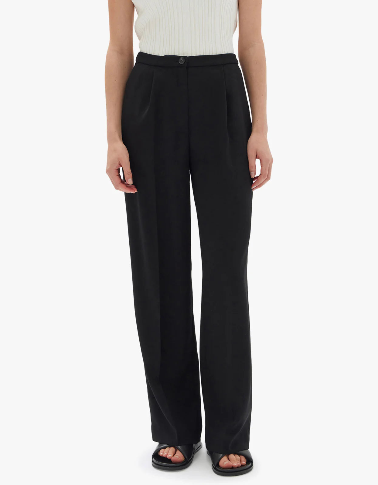 Sabine Crepe Pant - Black