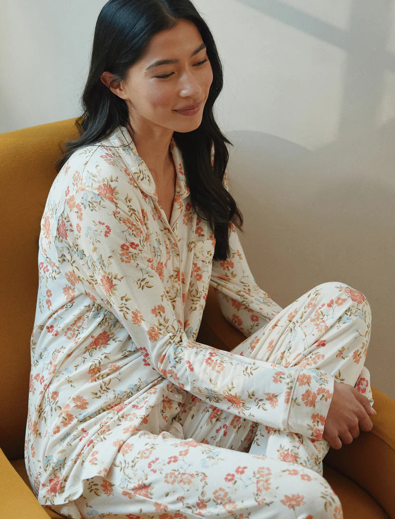 Kate Modal Soft Full Length PJ Set - Amber Floral