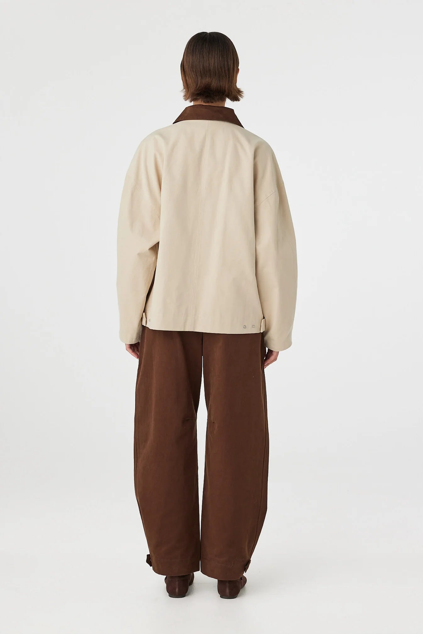 Rory Jacket - Beige & Espresso