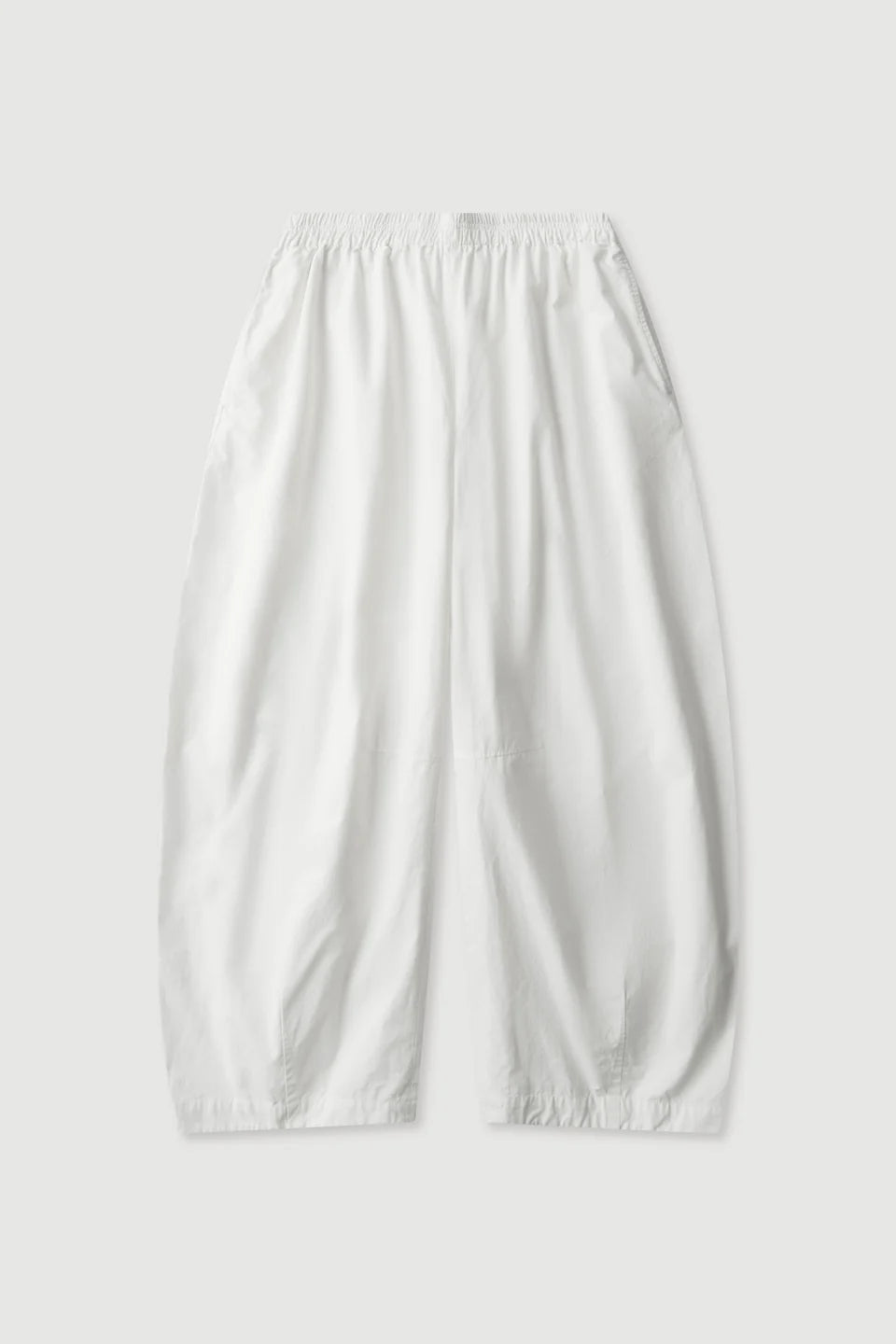 Lola Barrel Pant - White
