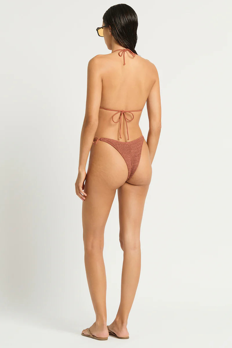 Ring Tie Side Vista Brief - Fawn