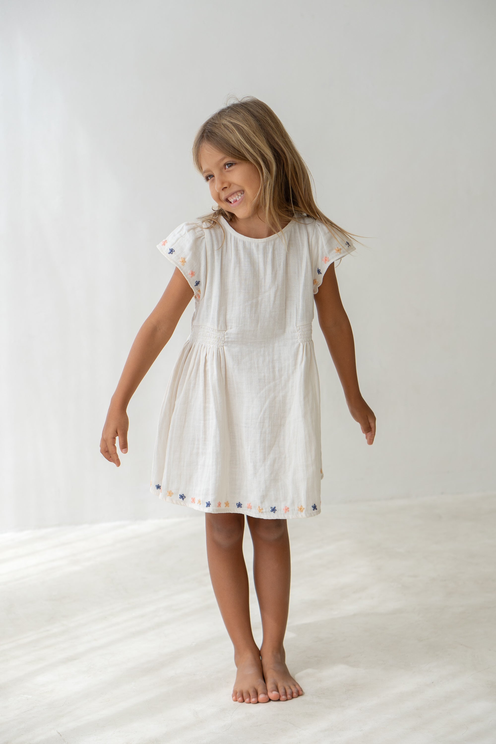 Blossom Dress - Embroidered