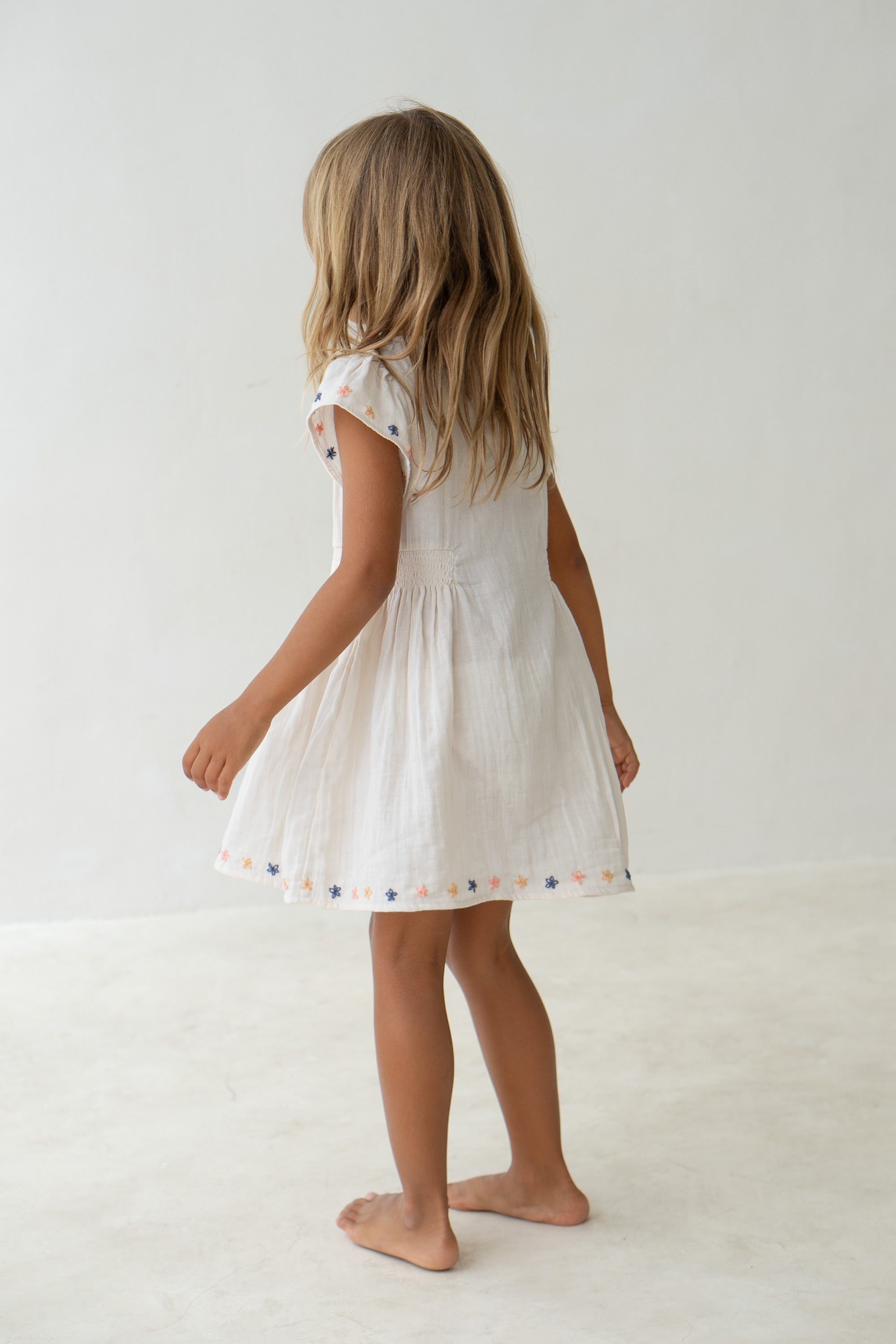 Blossom Dress - Embroidered