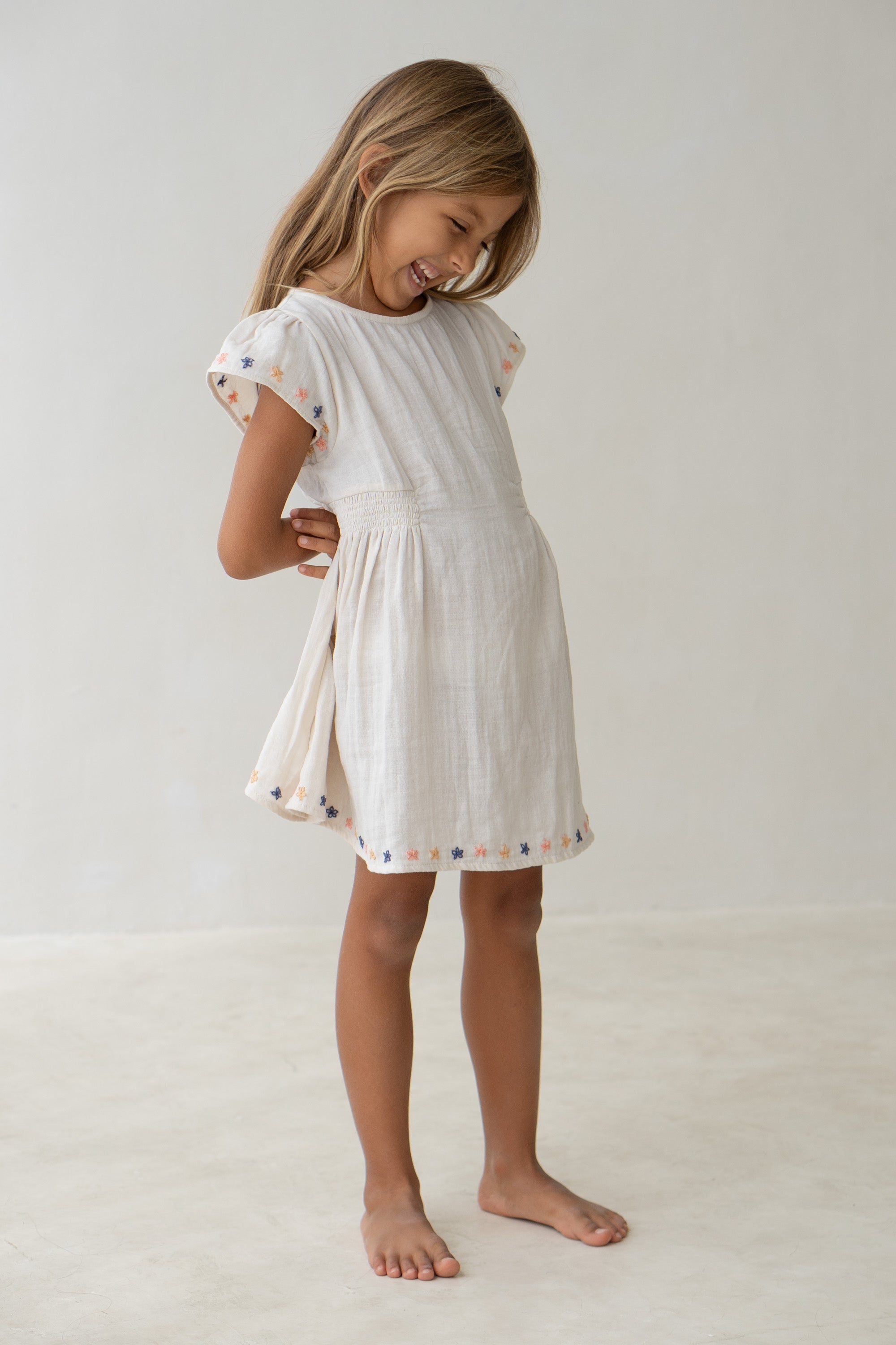 Blossom Dress - Embroidered