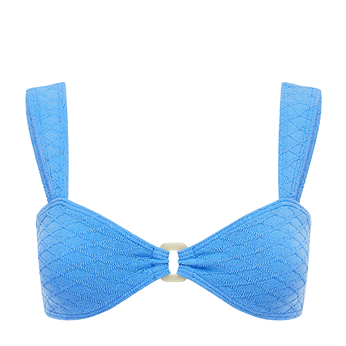 Ring Delphi Crop - French Blue