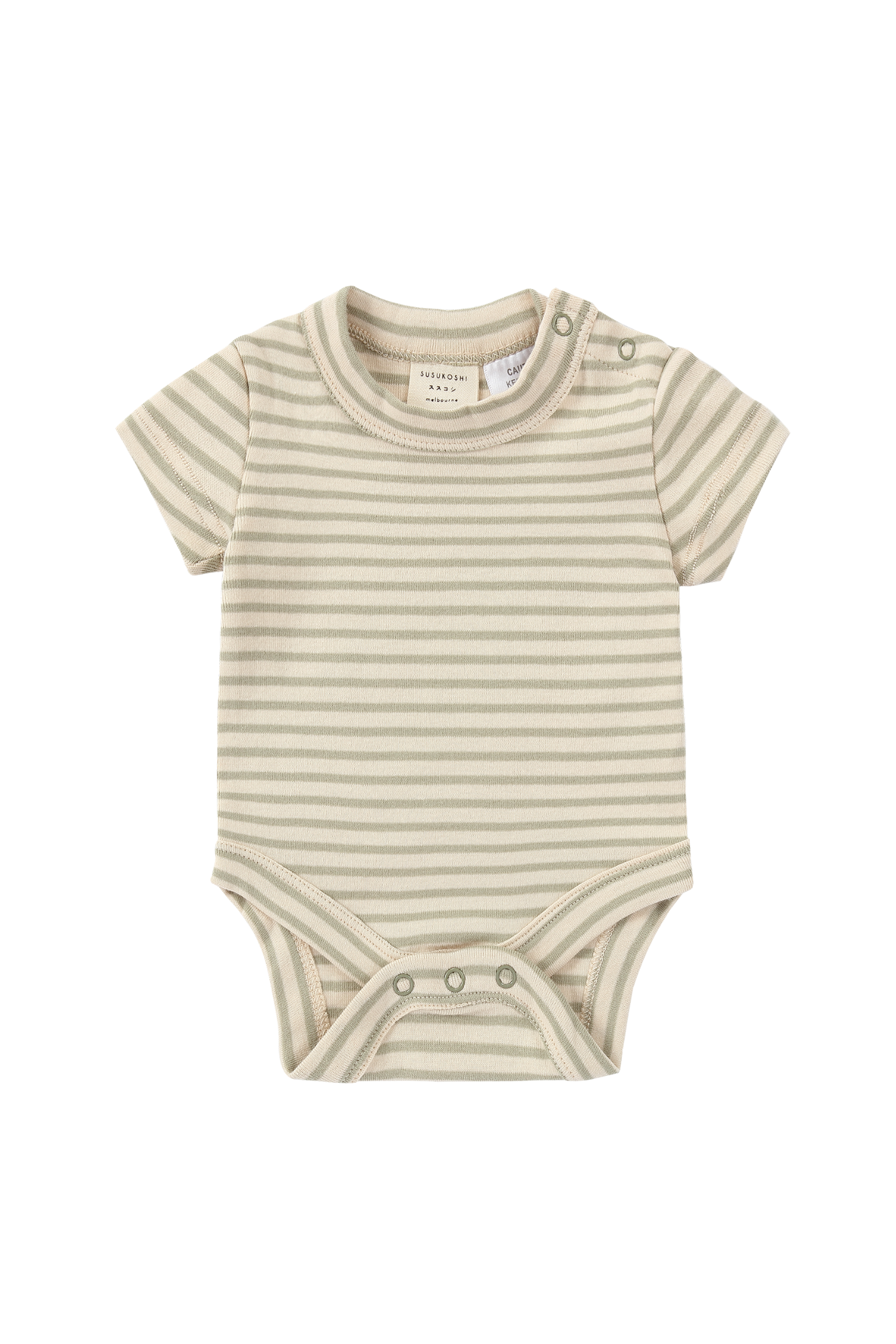 Classic Suit Short Sleeve - Sage Stripes