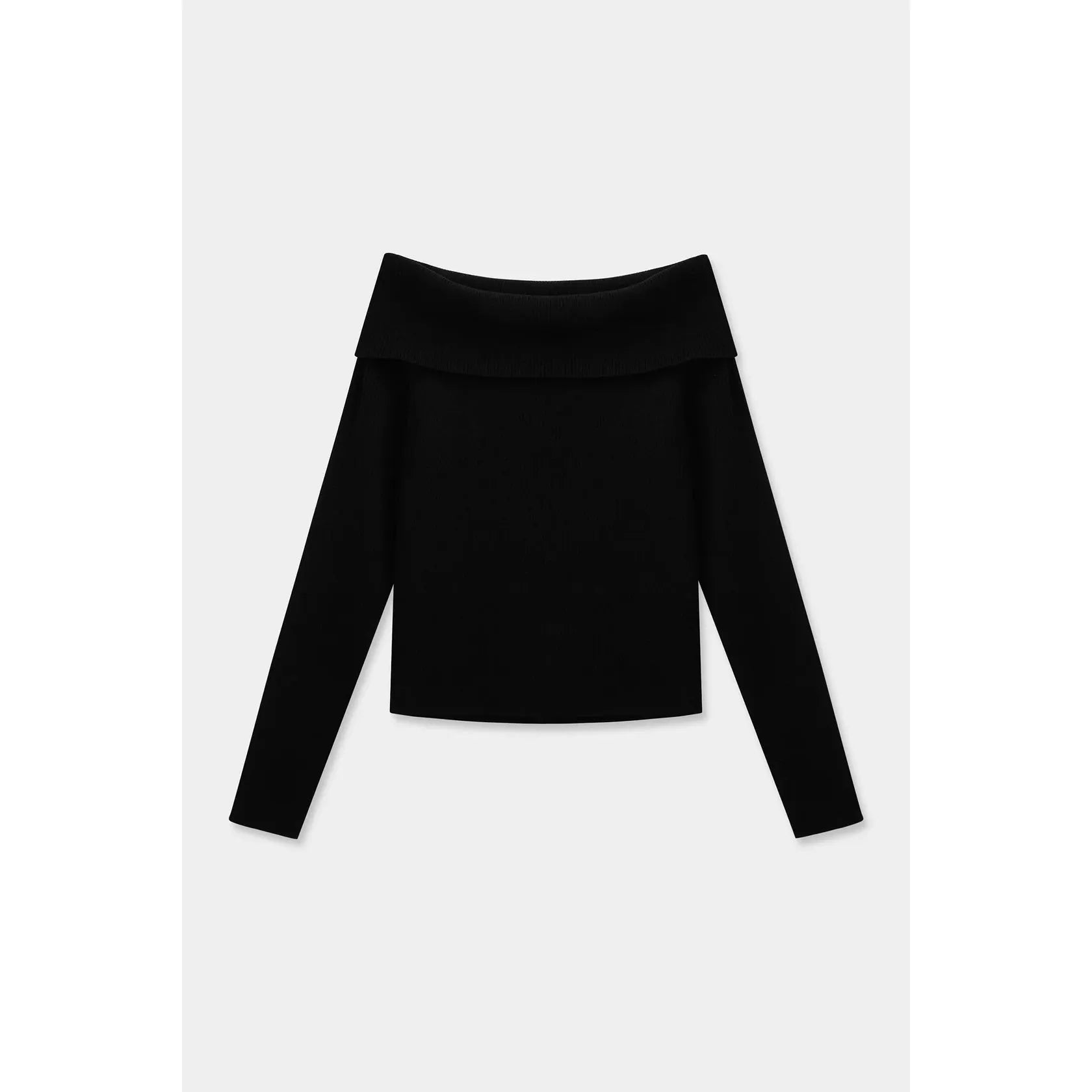 Cari Off-Shoulder Merino Wool Top