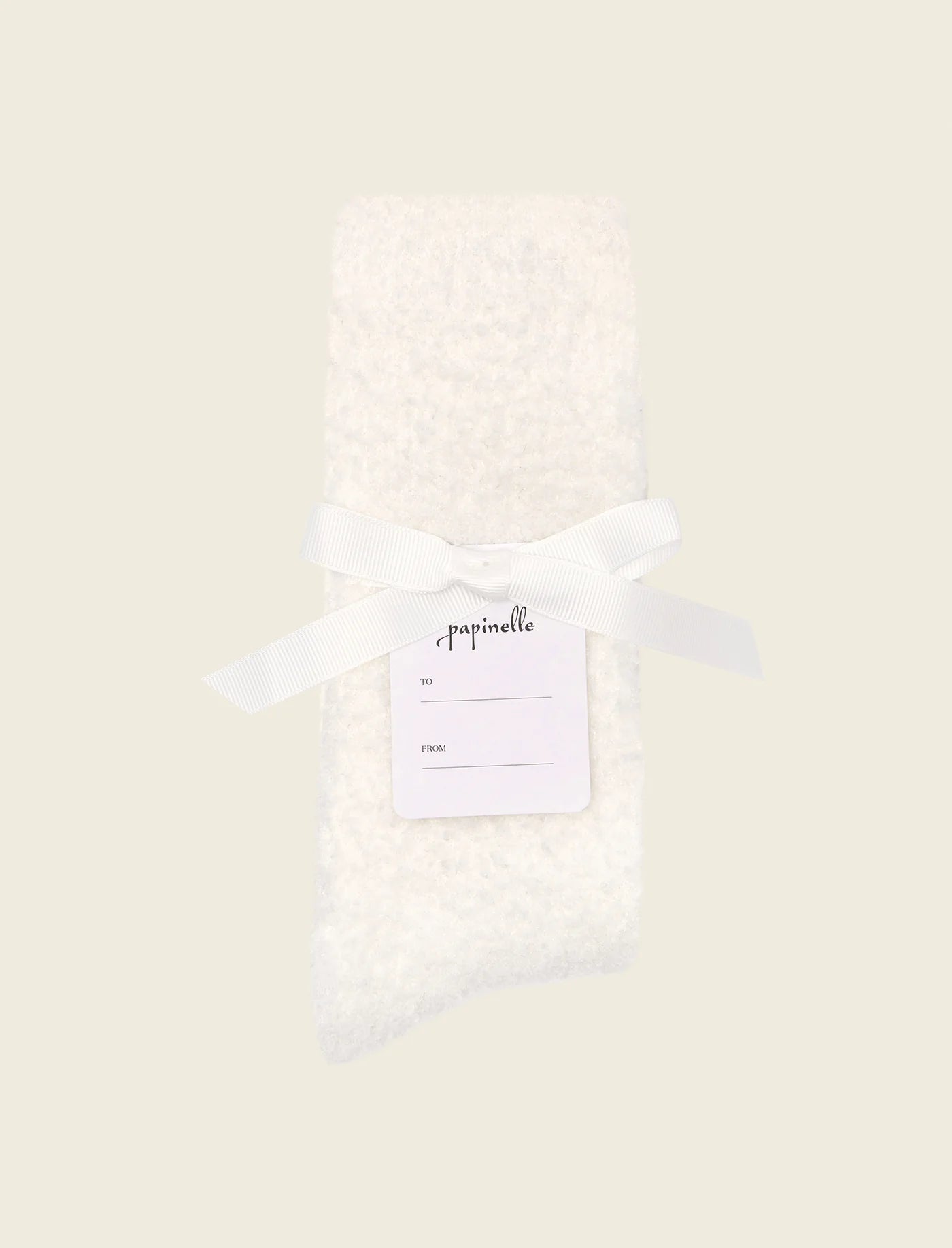 Cosy Bed Socks - Ecru