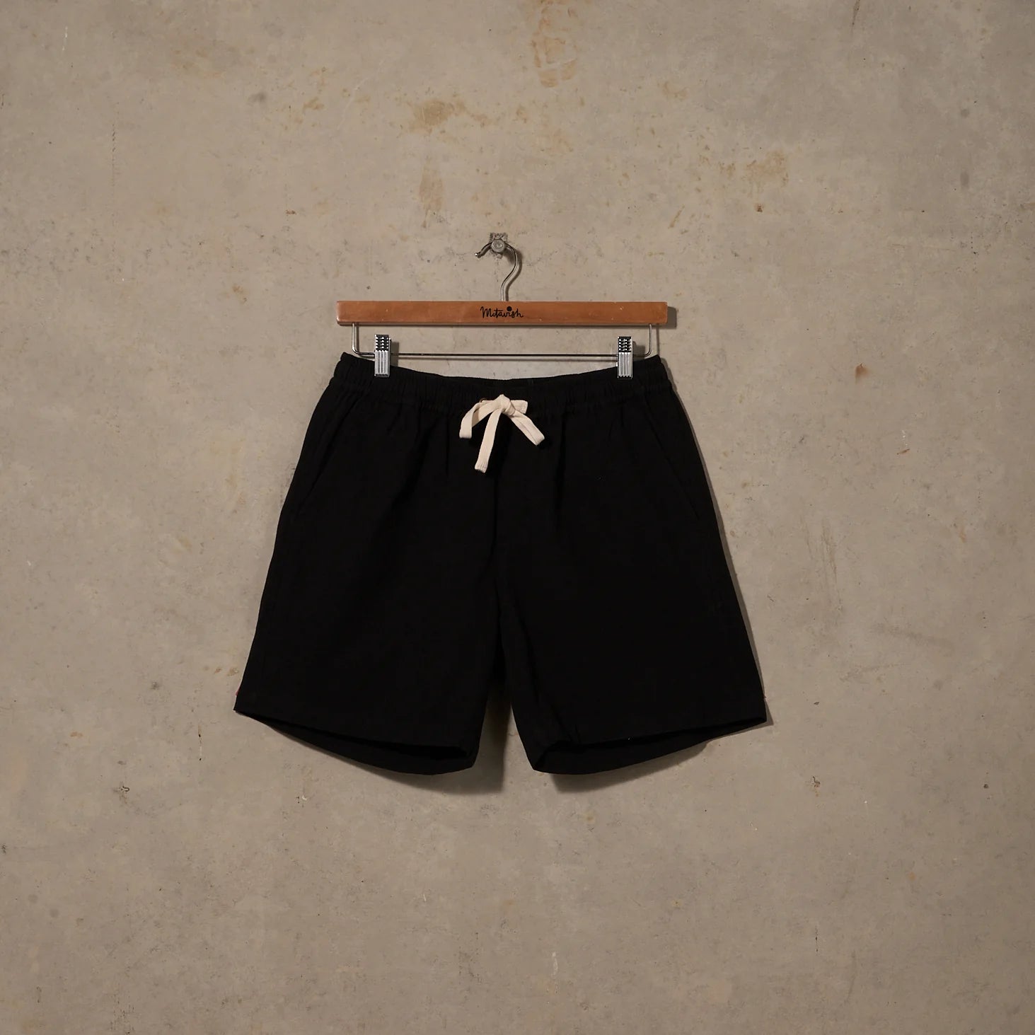 Linen Shorts - Black