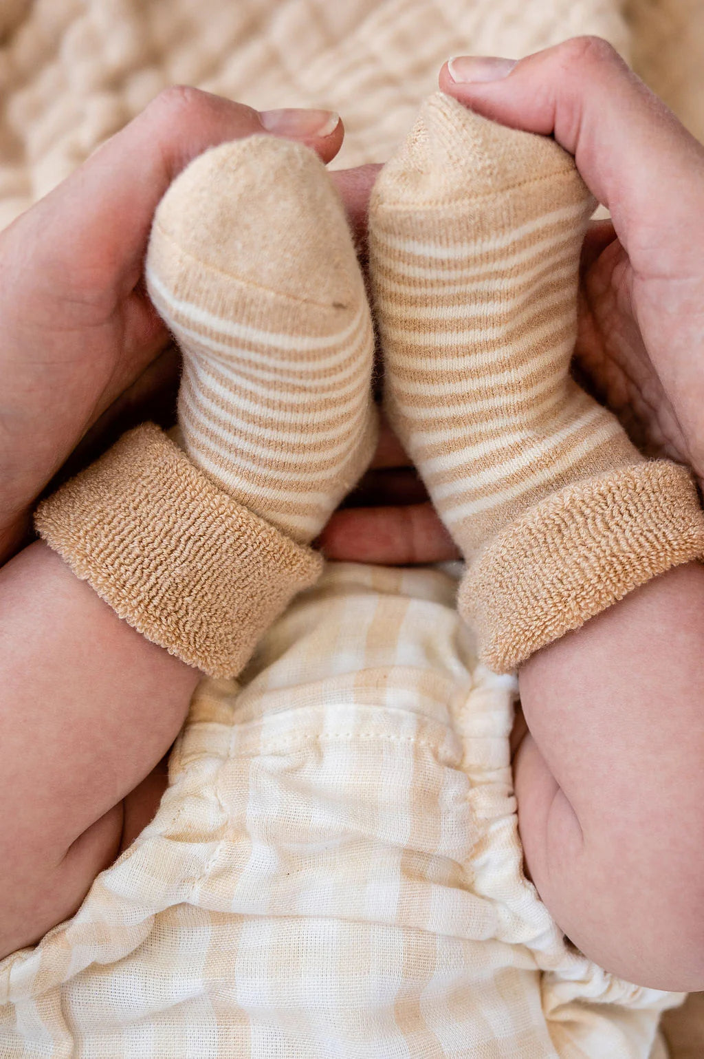 Organic Stripe Baby Socks (3-Pack)