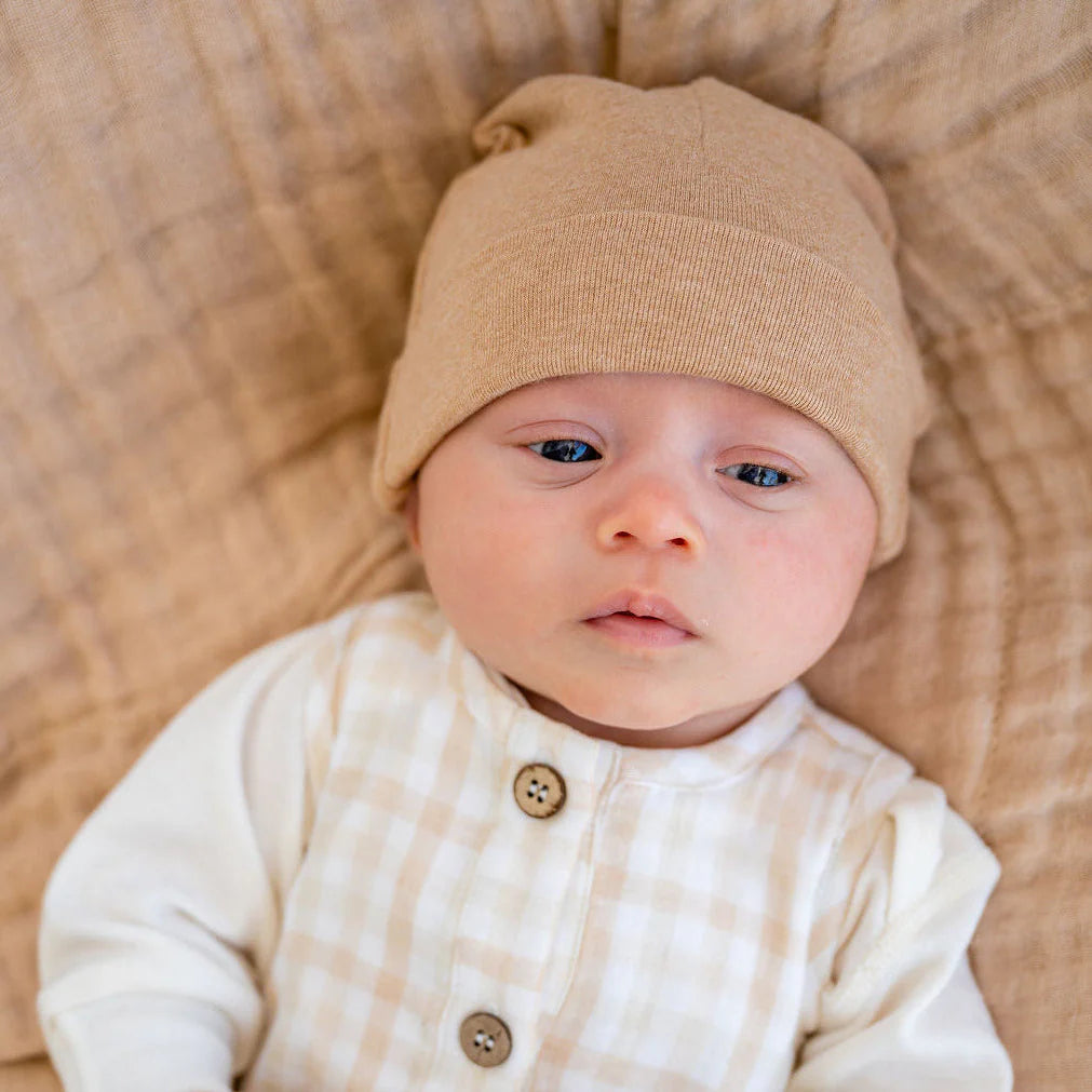 Organic Double Layer Baby Beanie