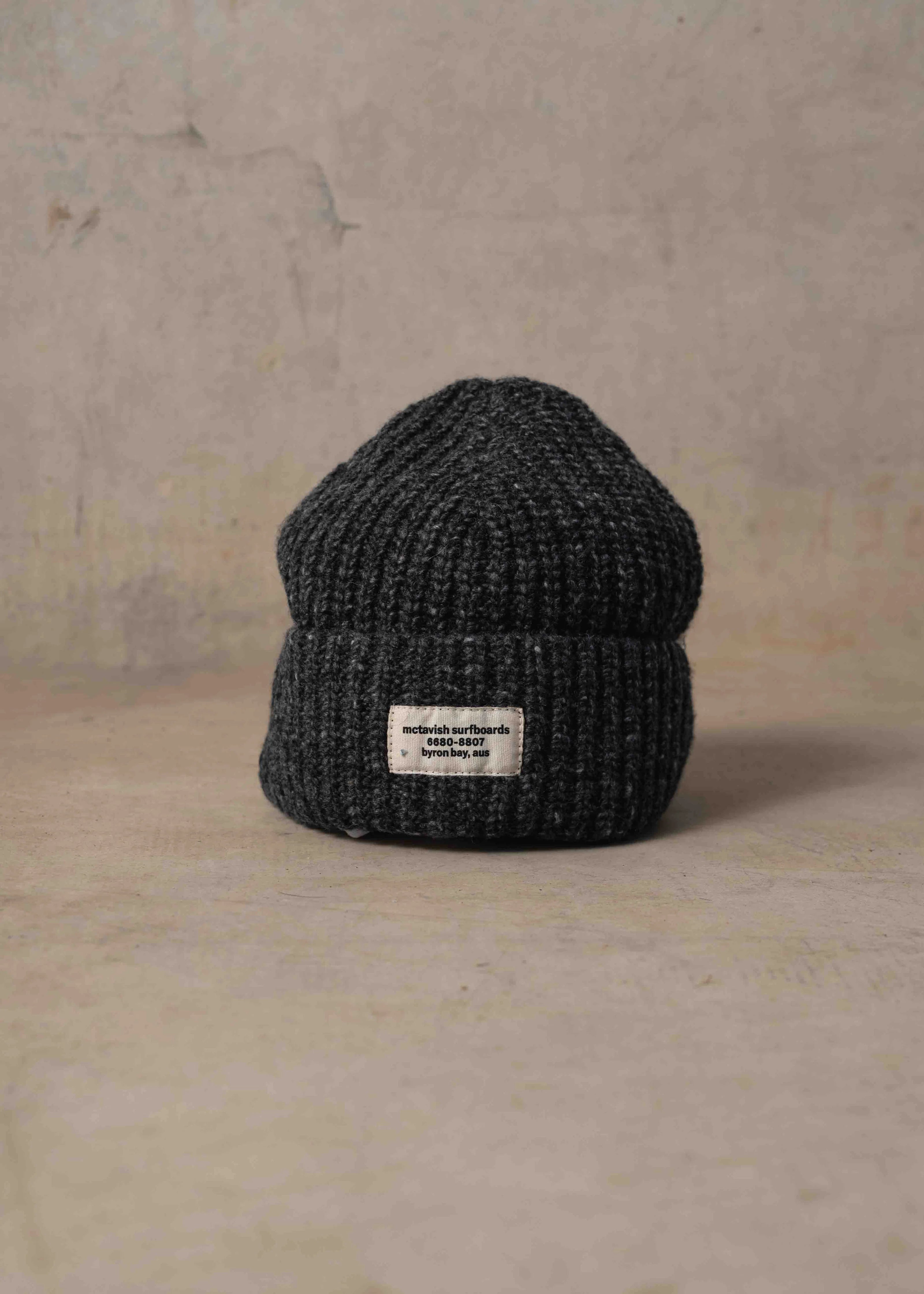 Fisherman Beanie - Charcoal