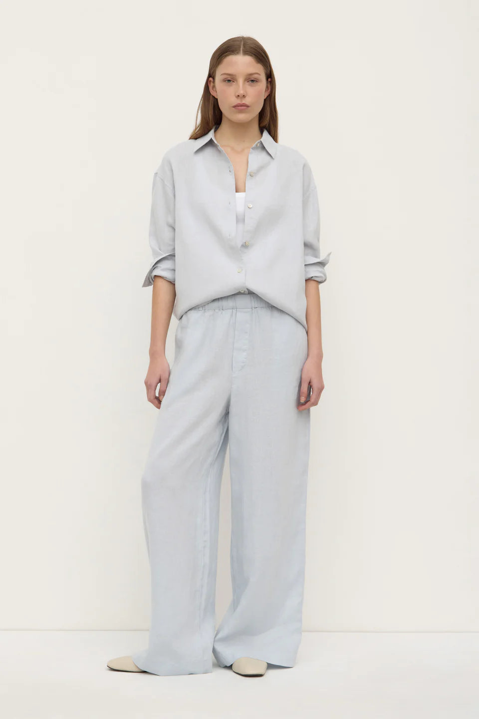 Everday Linen Pant - Cloud