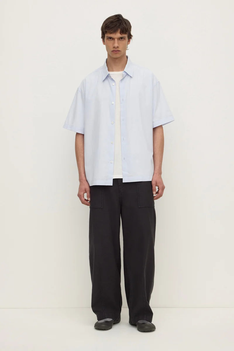 Franco Short Sleeve Shirt - Powder Blue