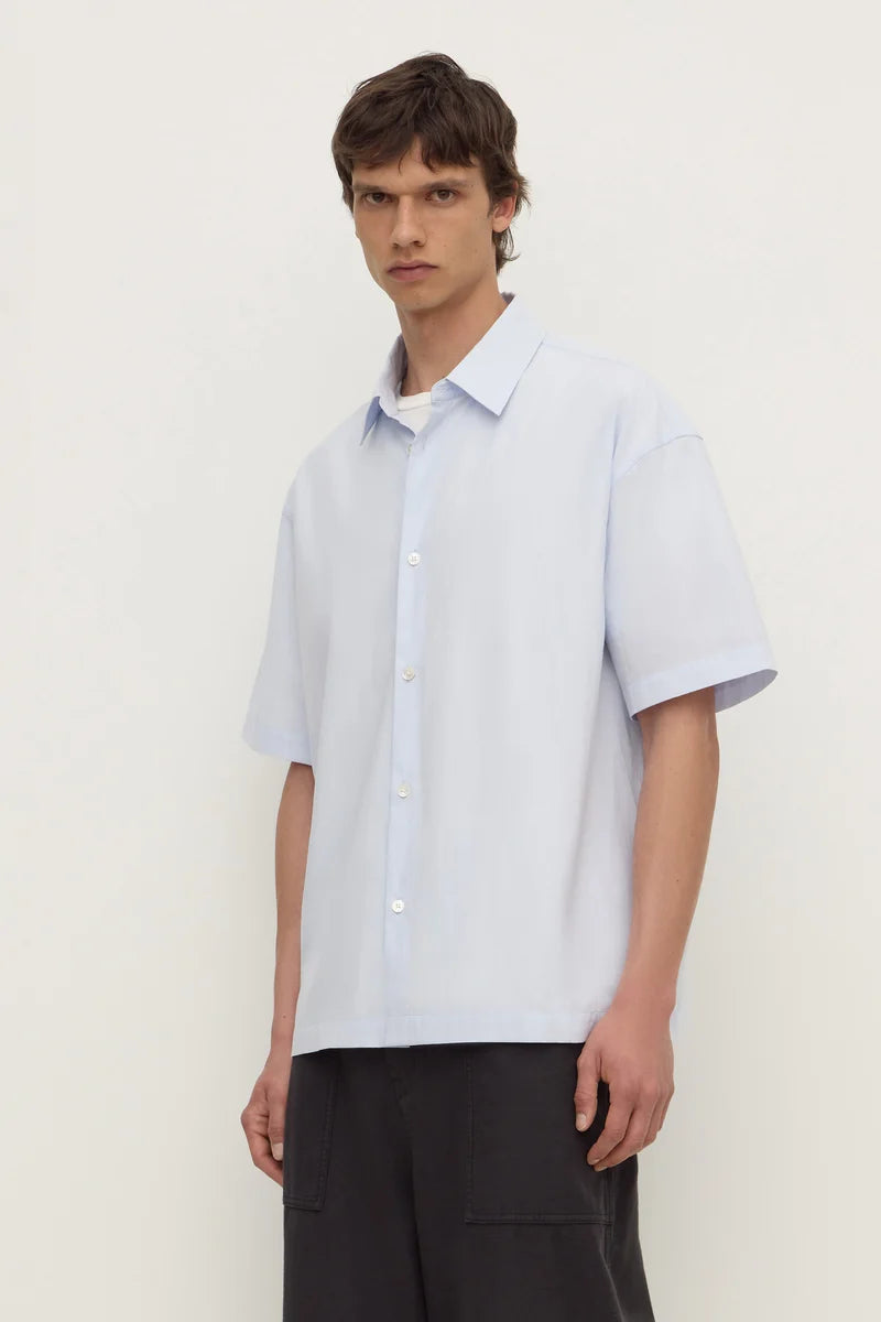 Franco Short Sleeve Shirt - Powder Blue