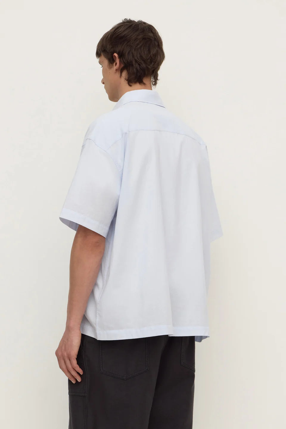 Franco Short Sleeve Shirt - Powder Blue
