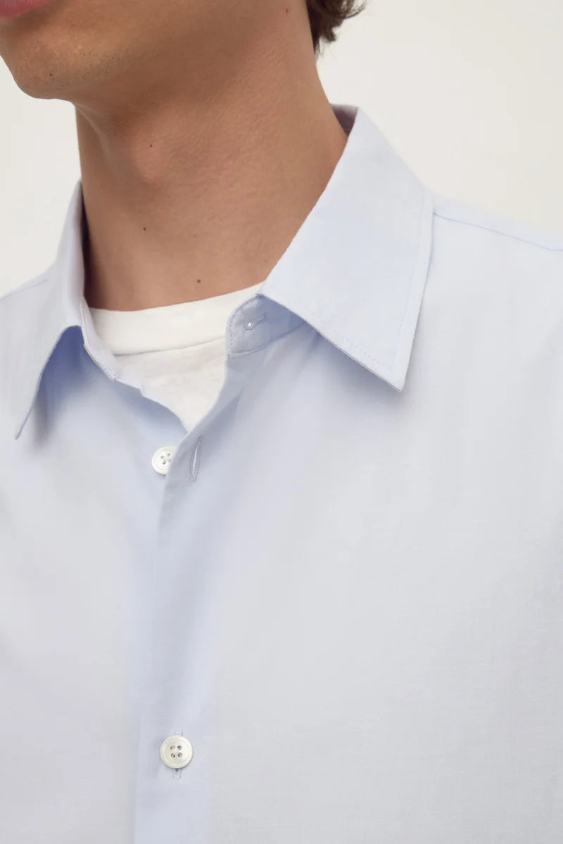 Franco Short Sleeve Shirt - Powder Blue