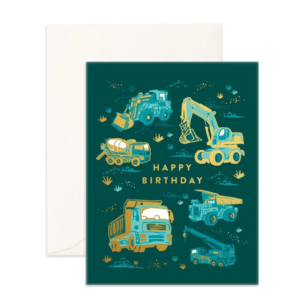 Happy Birthday Trucks Greeting Card (Copy)