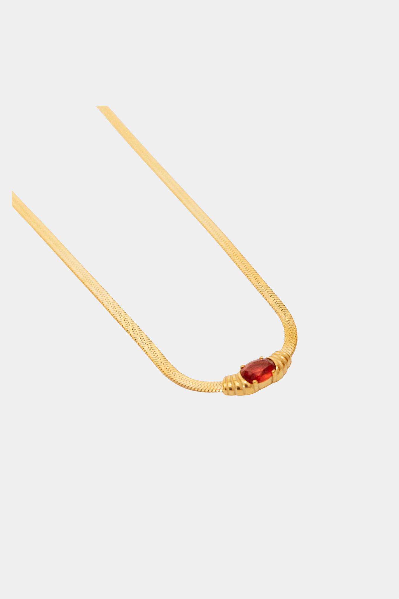 Bella Necklace - Ruby