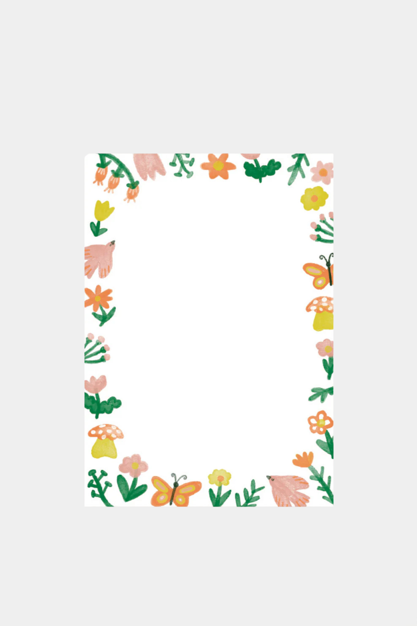 Illustrated Spring A5 Notepad