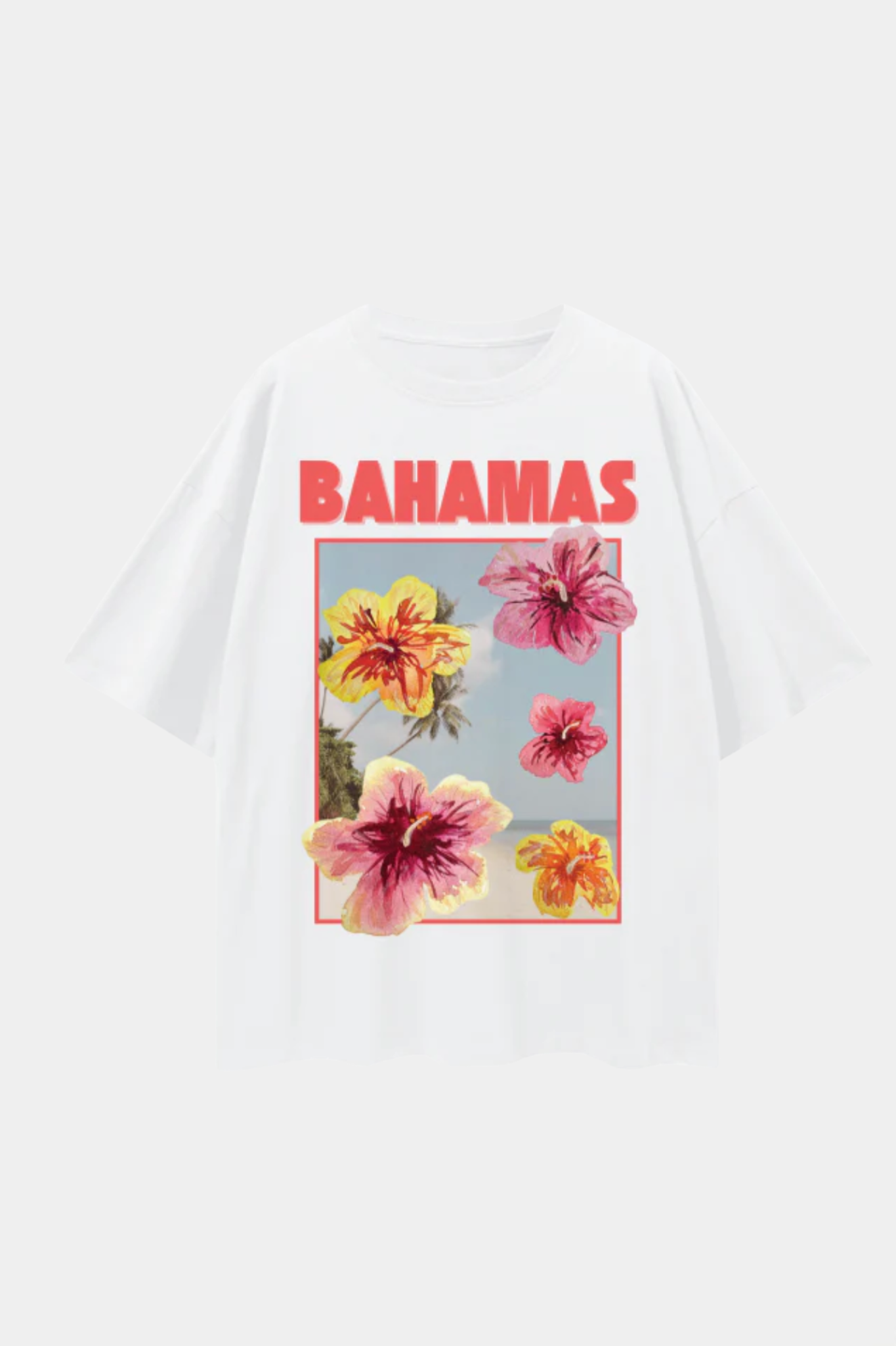 Bahamas Oversize Tee - White