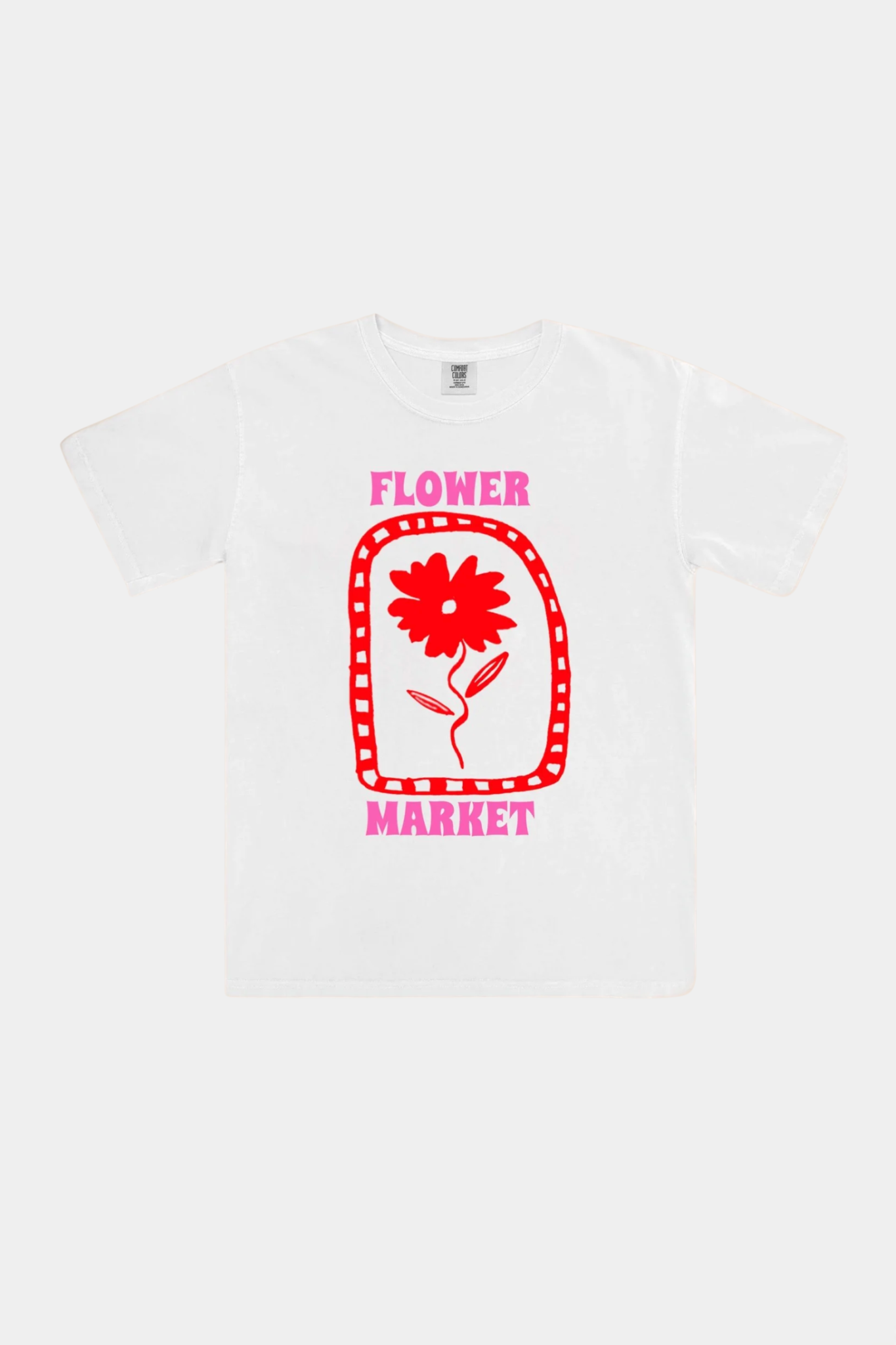 Flower Market T-Shirt - White