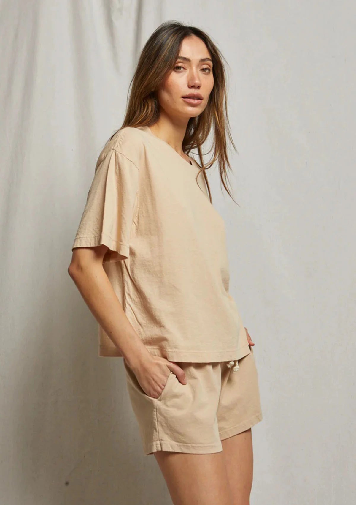 Gloria Supima Cotton T-Shirt - Sand Dune