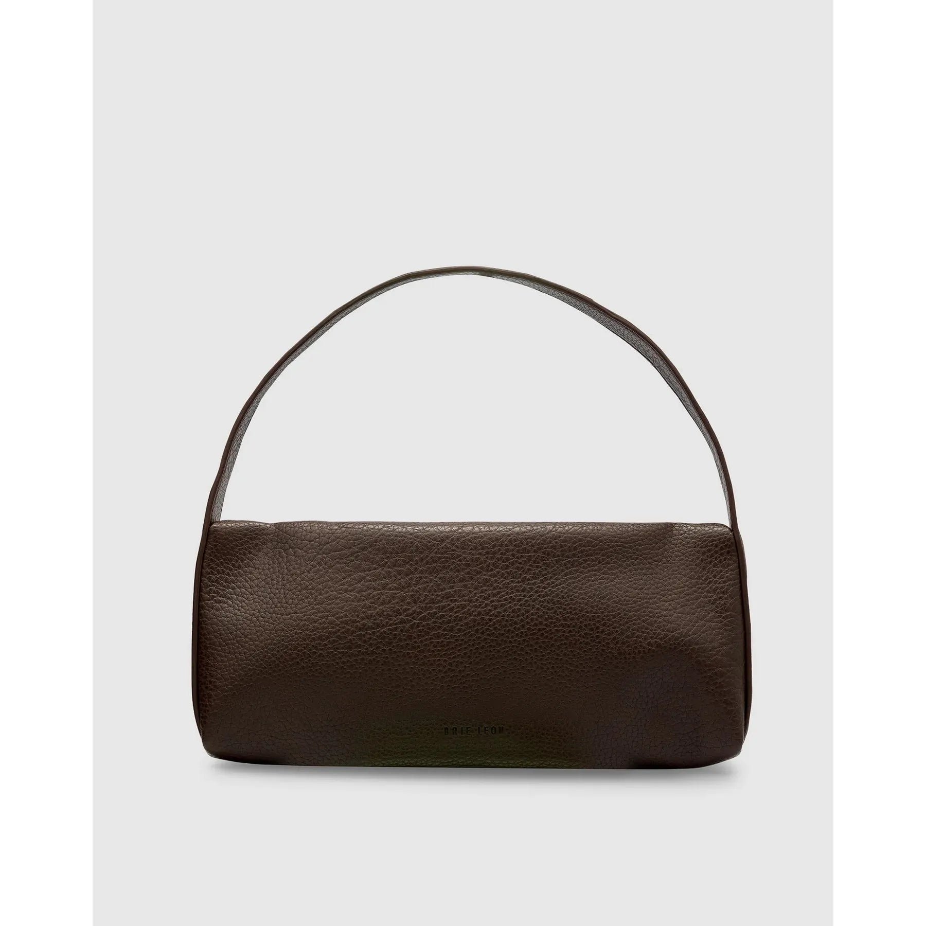 Harlow Slouch Mono Baguette Bag - Choc Nappa