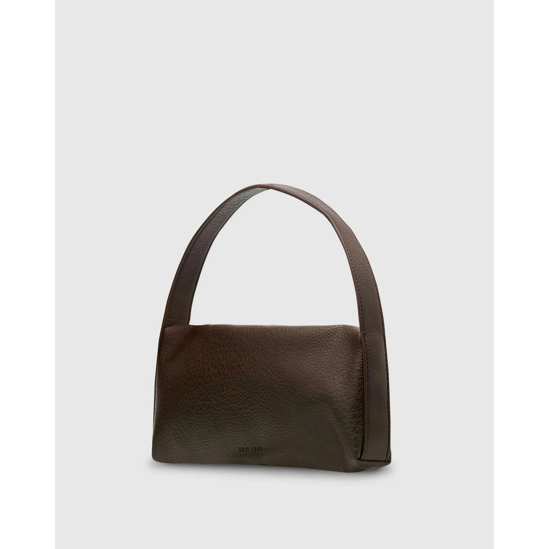 Harlow Slouch Mono Baguette Bag - Choc Nappa